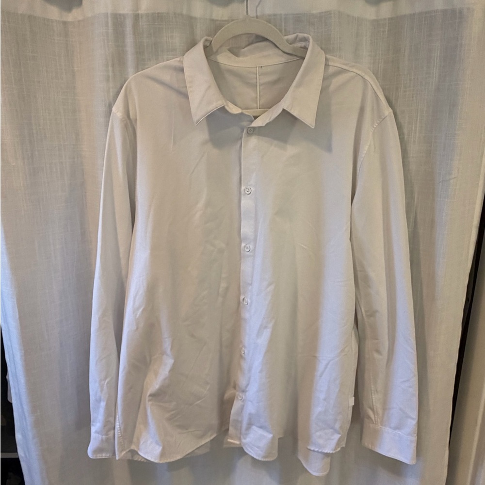 Classic White Men's Shirt
